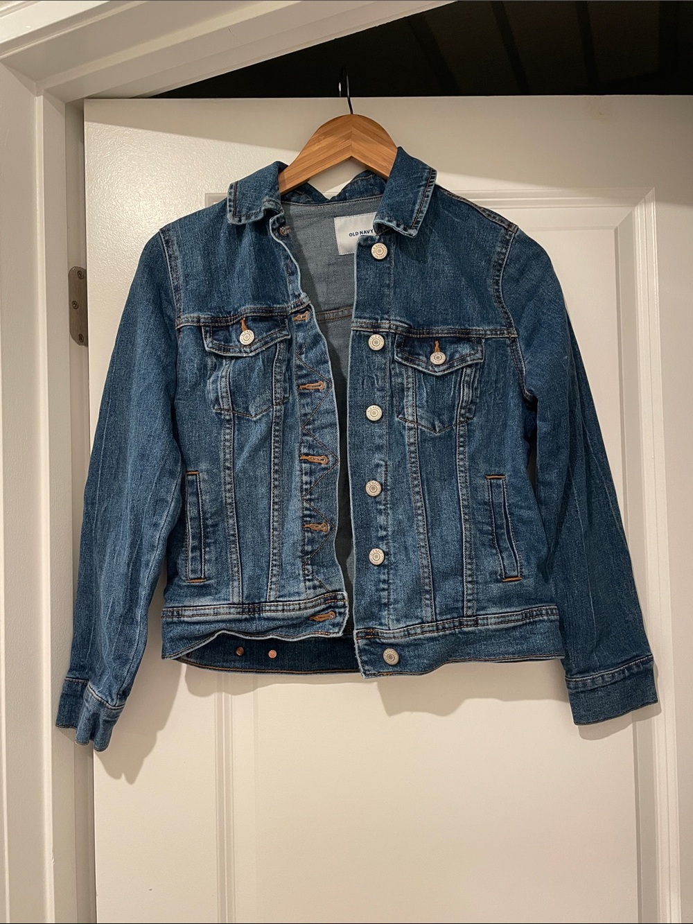 Old Navy Medium Blue Denim Jacket xs